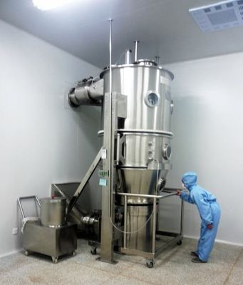 Pulse Bag Filter 10 Kg / Batch  Fluidized Bed Coating Equipment