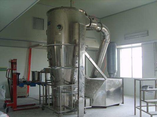 Pulse Bag Filter 10 Kg / Batch  Fluidized Bed Coating Equipment